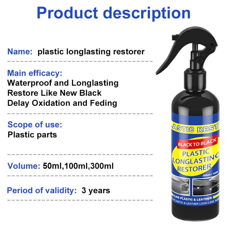 Auto Shine & Restore: High-Gloss Plastic and Leather Car Renovation Polish - Delicate Leather