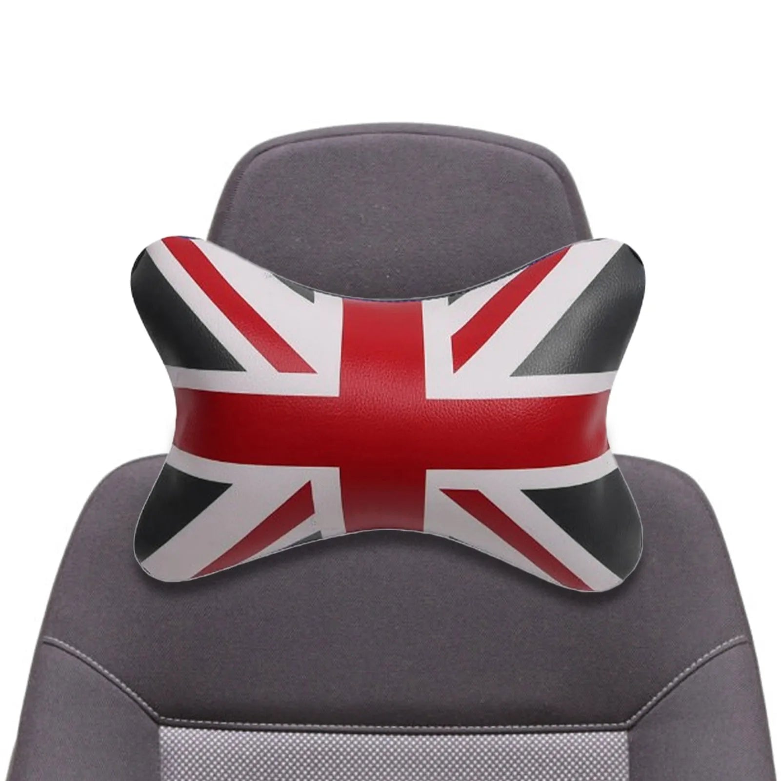 Car Neck Pillow UK Flag - Car Seats Headrest Cushion Cervical Pillows Neck Support for 2024 Queen's 70th Jubilee