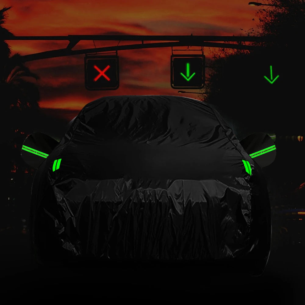 Universal Car Covers - Indoor and Outdoor Snow, Rain, Waterproof Cover with Sunshade and Dustproof Protection