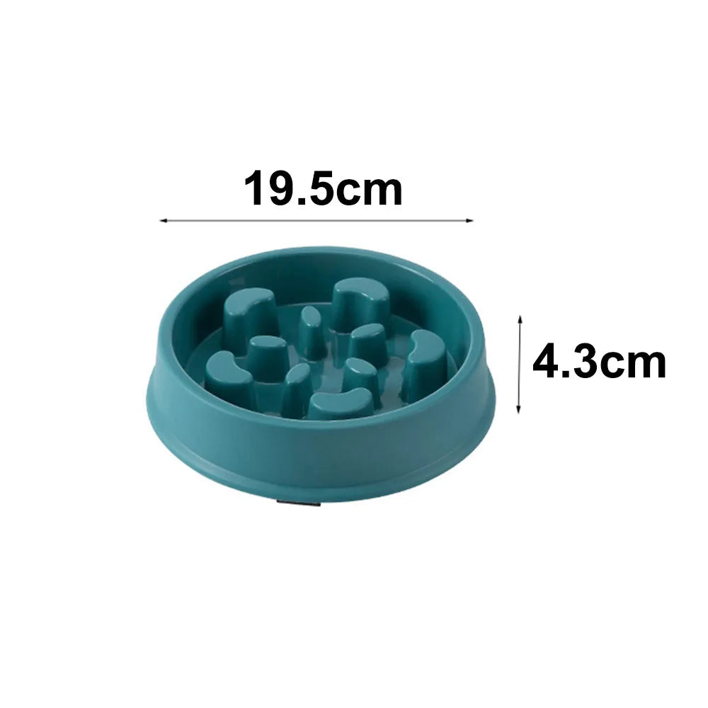 Pet Slow Food Bowl Small Dog Choke-proof Bowl Non-slip Slow Food Feeder Dog Rice Bowl Pet Supplies Available for Cats and Dogs