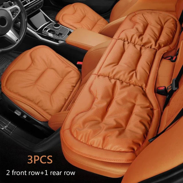 Car Seat Cushion for Driving - Breathable Non-Slip Bottom Comfort Car Seat Protector - Red