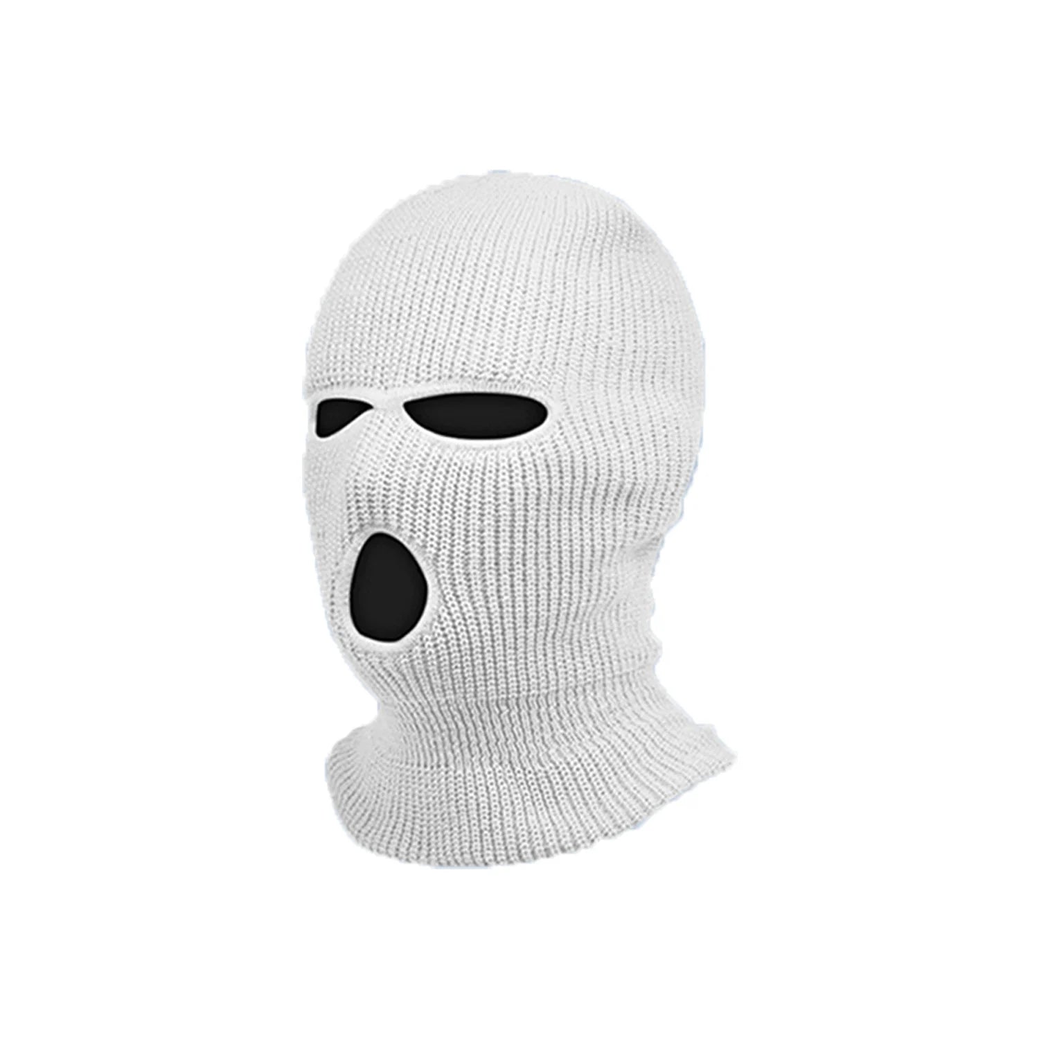 Spoof Car Seat Cover Masked Person Knitted Headgear Halloween Headrest Cover Decoration