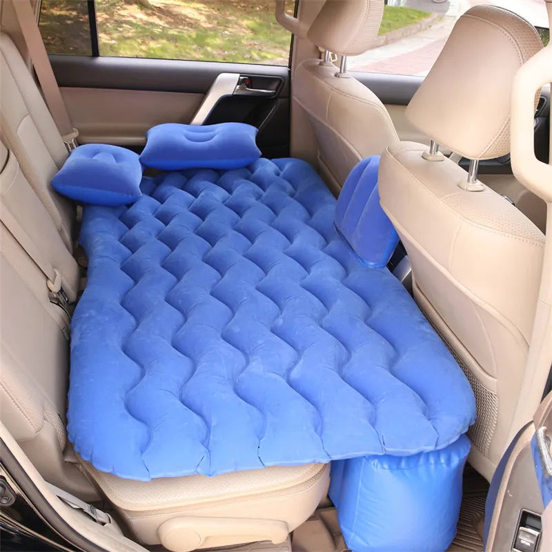 Inflatable Mattress Air Bed Sleep Rest Car SUV Travel Bed Universal Car Seat Bed Multi Functional for Outdoor Camping Beach