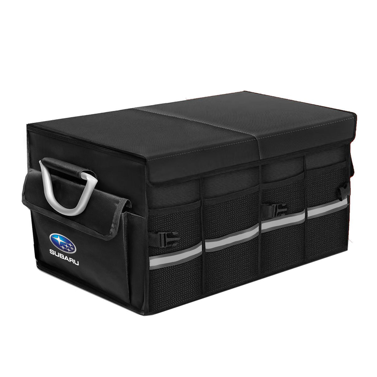 Big Trunk Organizer, Cargo Organizer SUV Trunk Storage Waterproof Collapsible Durable Multi Compartments SU12994