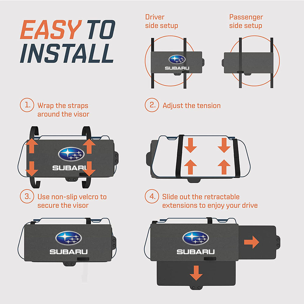 Polarized Sun Visor Sunshade Extender for Car, Anti-Glare Car Sun Visor Protects from UV Rays