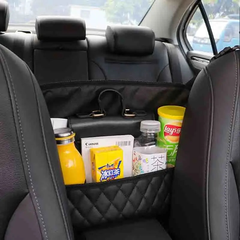 Car Storage Hanging Bag with Net Pockets - Perfect for Girls