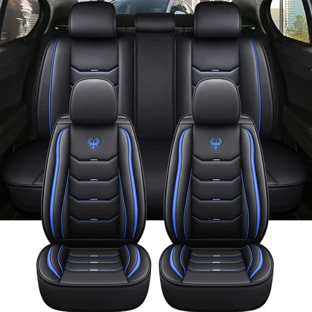 Delicate Leather Car Seat Covers Full Set: Complete Protection and Style for Your Vehicle