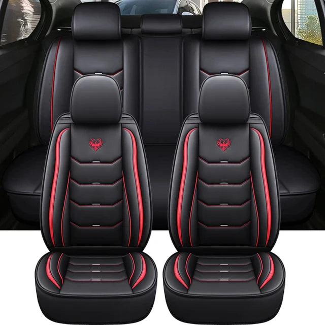 Delicate Leather Car Seat Covers Full Set: Complete Protection and Style for Your Vehicle
