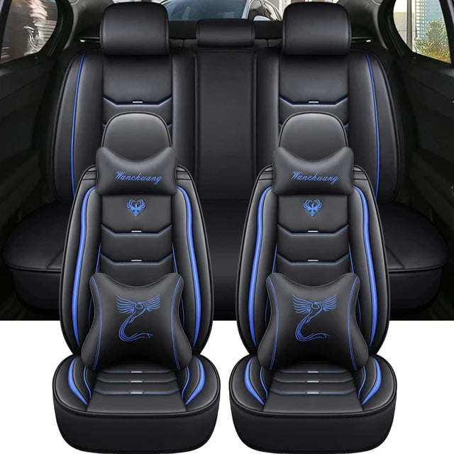 Delicate Leather Car Seat Covers Full Set: Complete Protection and Style for Your Vehicle