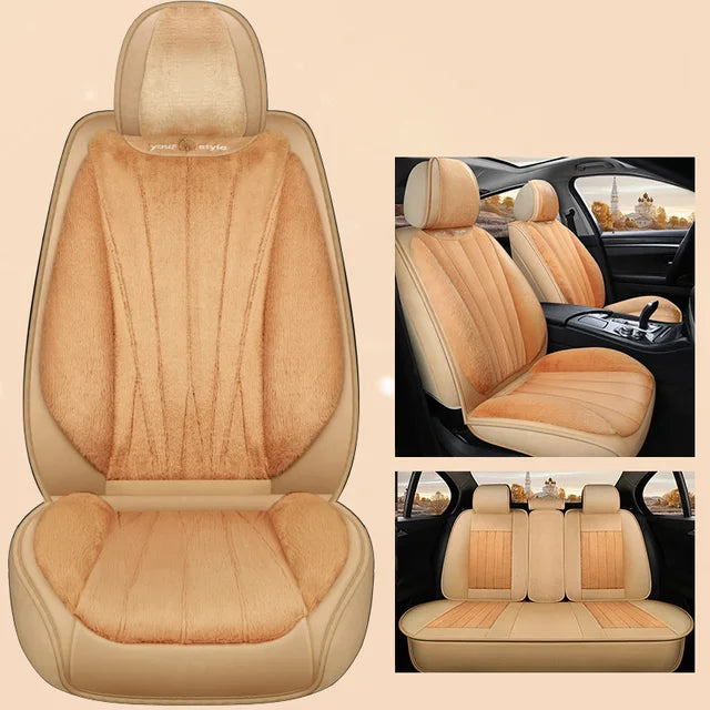 Delicate Leather Car Seat Covers Full Set: Complete Protection and Style for Your Vehicle