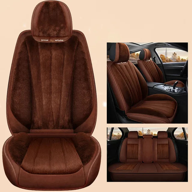 Delicate Leather Car Seat Covers Full Set: Complete Protection and Style for Your Vehicle