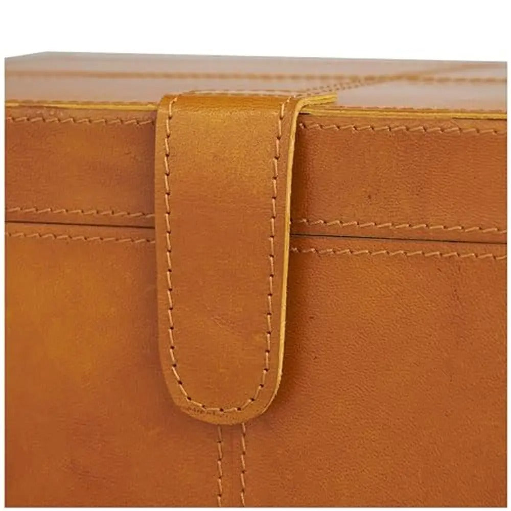 Leather Storage Box Set of 2