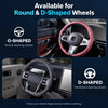 Ultra-Thin Nappa Leather Steering Wheel Cover – Breathable Non-Slip Protector - Delicate Leather