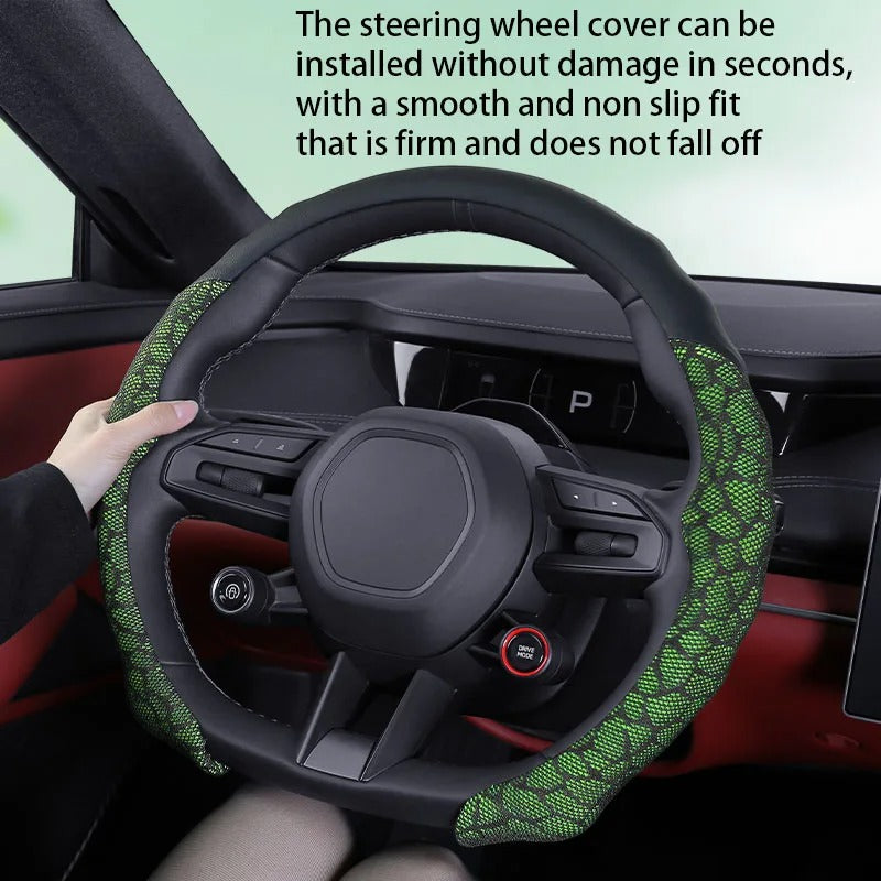 Pack 2 Crystal Car Steering Wheel Cover For Women Girls Cute Glitter Steer Wheel Cover Bling Rhinestone Diamond Car Steering Charm Protection, Car Steering Wheel Cover, Car Accessories 04 - Delicate Leather  