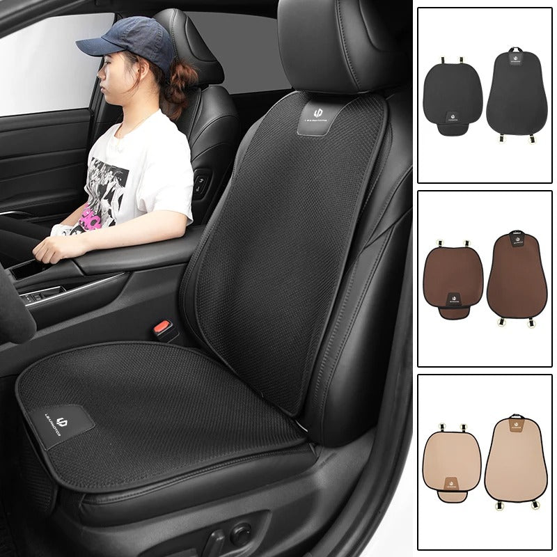 Breathable Ice Silk Car Seat Cushion – Non-Slip Universal Seat Pad