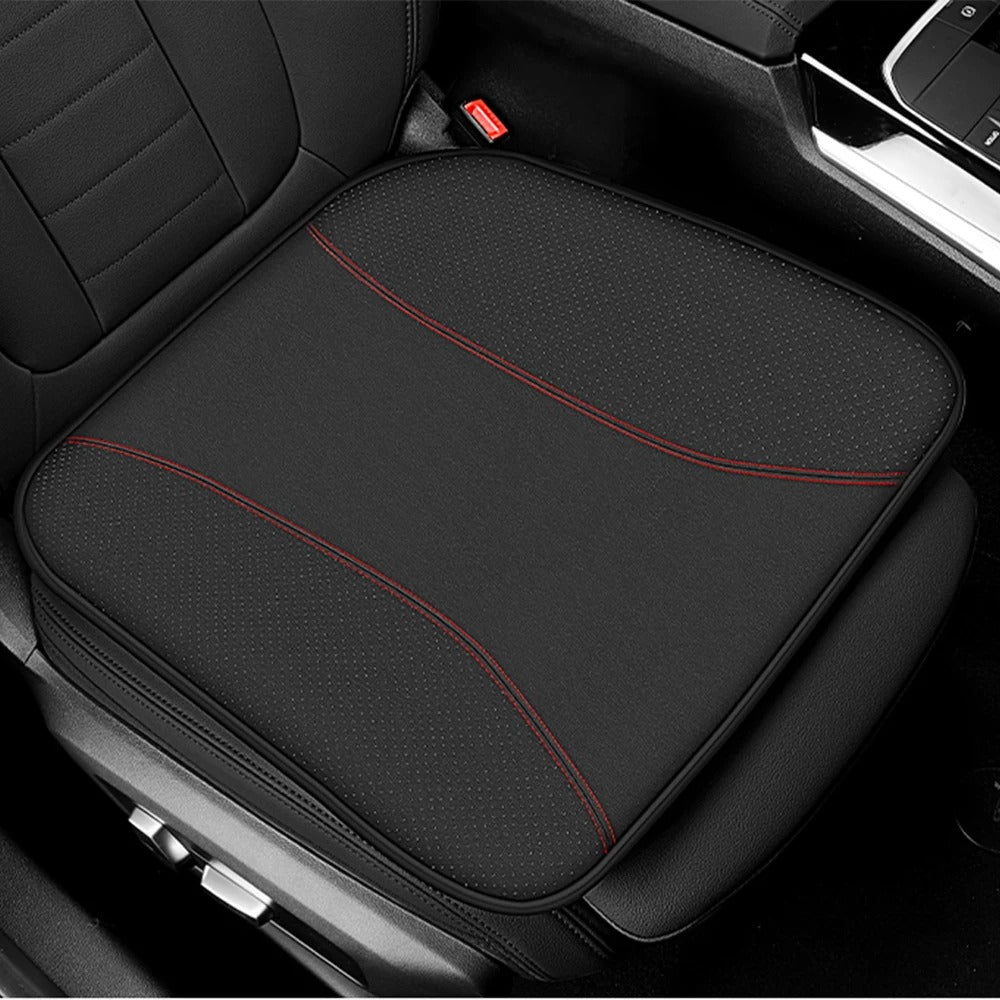 Breathable Memory Foam Car Seat Cushion – Universal Front & Rear Seat Protection Mat - Delicate Leather