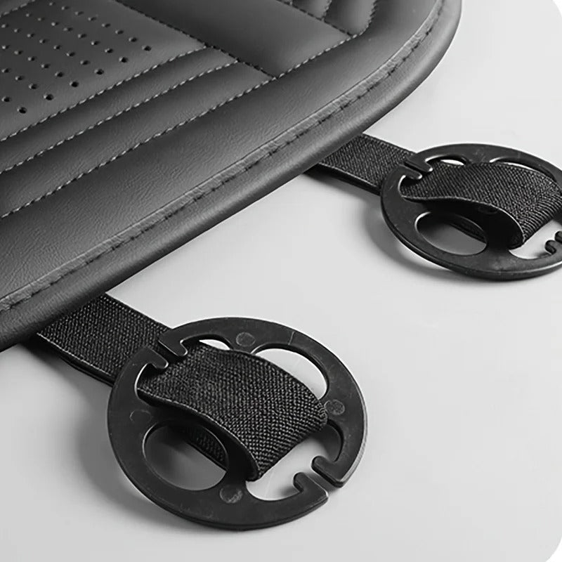 PU Leather Car Seat Cover – Universal Breathable All-Season Front Seat Cushion - Delicate Leather