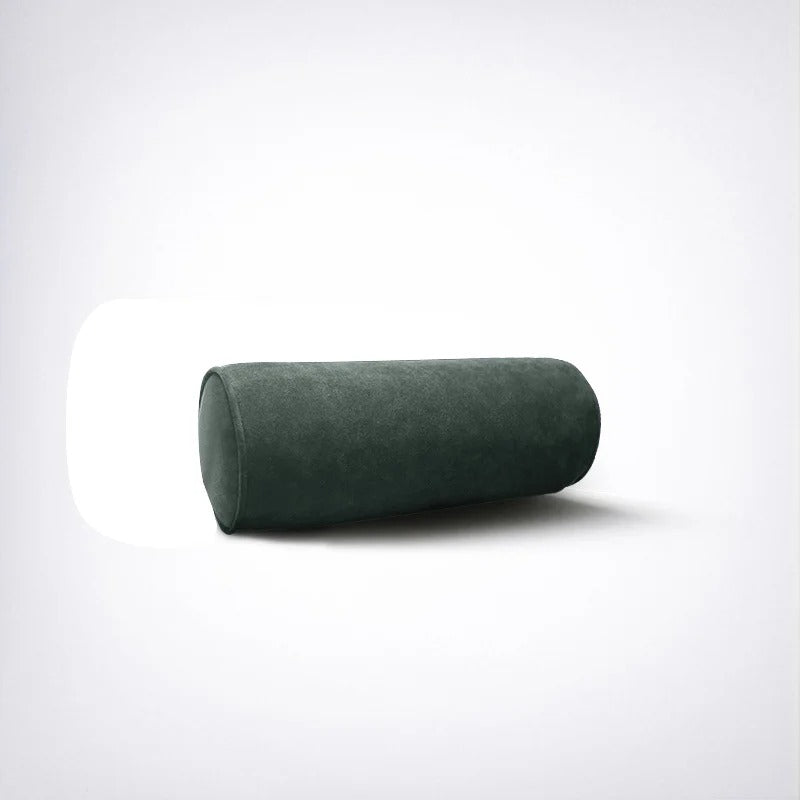 Alcantara Car Headrest Neck Pillow – Round High-End Headrest for Volvo and Universal Use - Delicate Leather