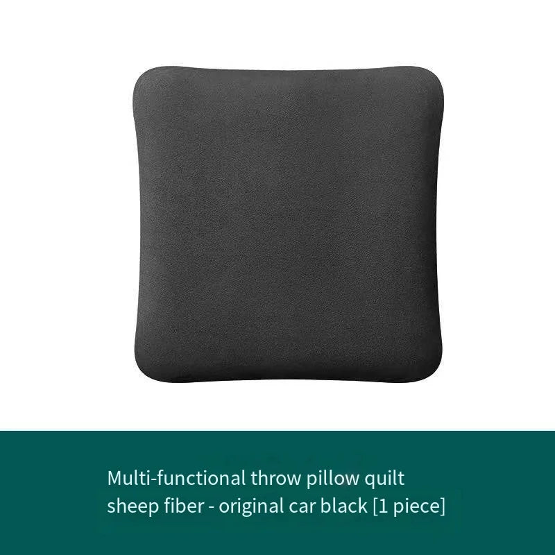 Nappa Leather Car Neck Pillow and Seat Pillow - Soft Headrest Lumbar Support for Comfortable Driving - Auto Accessories - Delicate Leather  