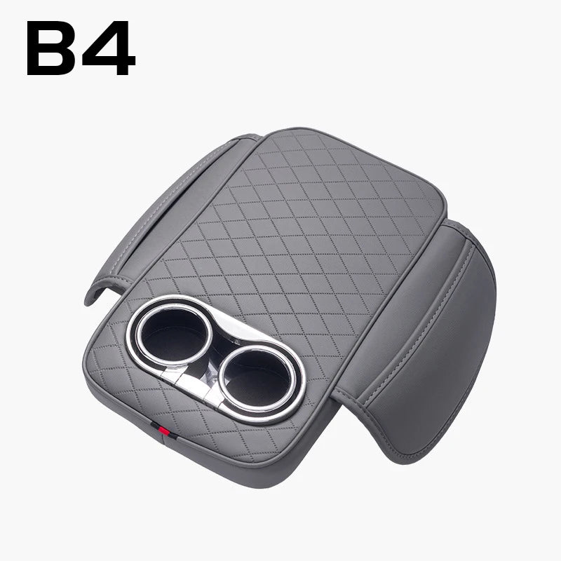 Ultra-Thick Memory Foam Car Seat Cushion – Heightened Support for Short Drivers - Delicate Leather  