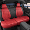 Nappa Leather Car Seat Covers – Waterproof, Universal Fit with Surround Bottom Design | Luxury Seat Protector for Cars, SUVs, Pickups - Delicate Leather