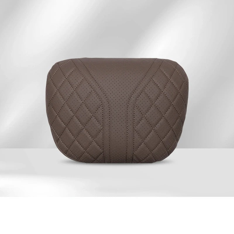 Universal Nappa Leather Car Seat Cushion – Memory Foam Protective Pad for Front Seat - Delicate Leather  