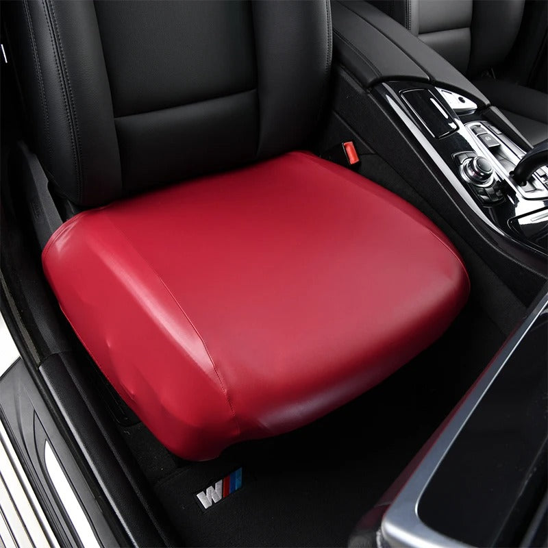 All-Season Universal PU Leather Car Seat Cover – Waterproof Full-Surround Elastic Seat Protector for Sedans, SUVs, and Trucks - Delicate Leather  