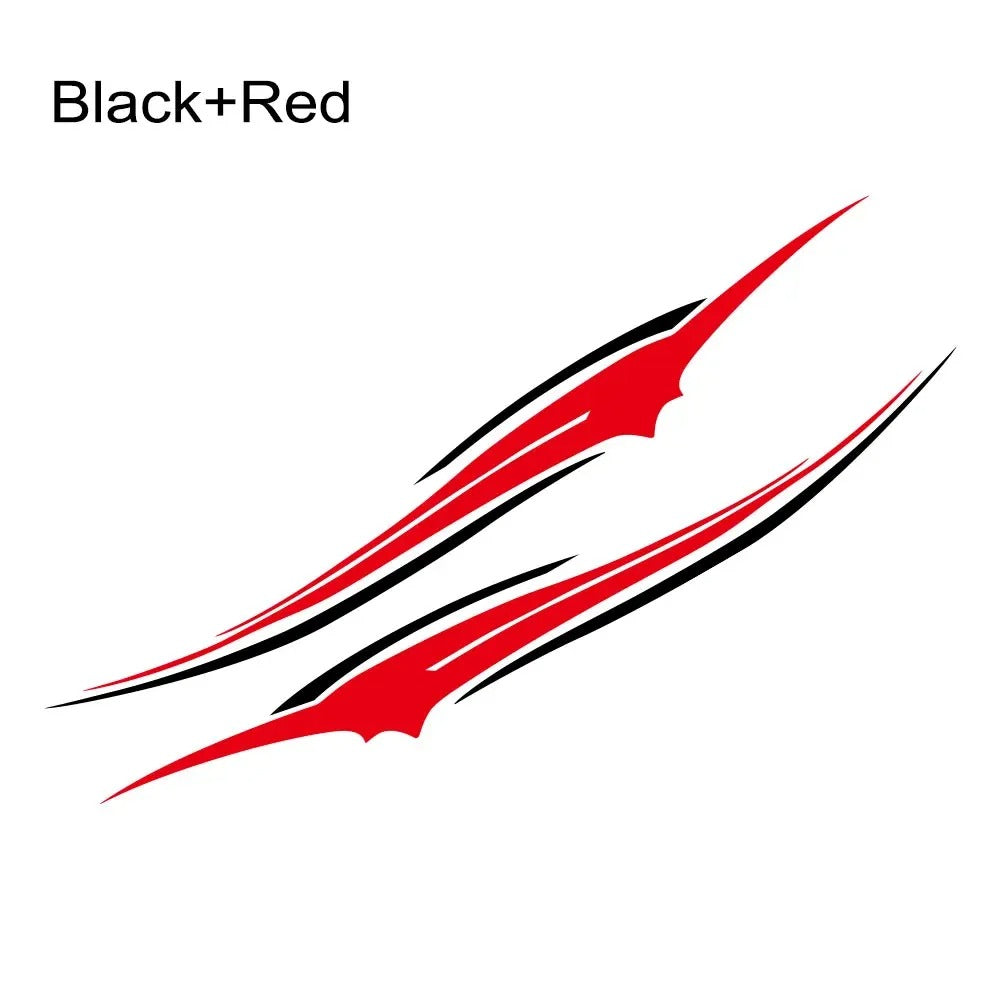 130 × 14cm Truck Side Decal – PVC Vinyl Door & Side Skirt Graphic Sticker - Delicate Leather