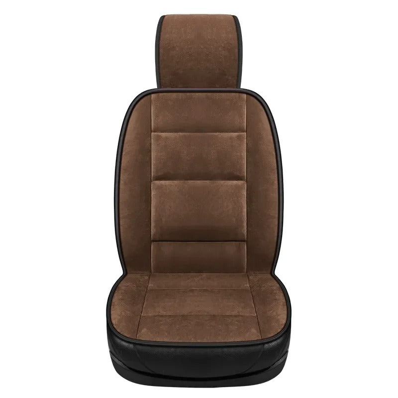 Plush Car Seat Cushion – Warm Non-Slip Winter Seat Pad for Universal Front Seats
