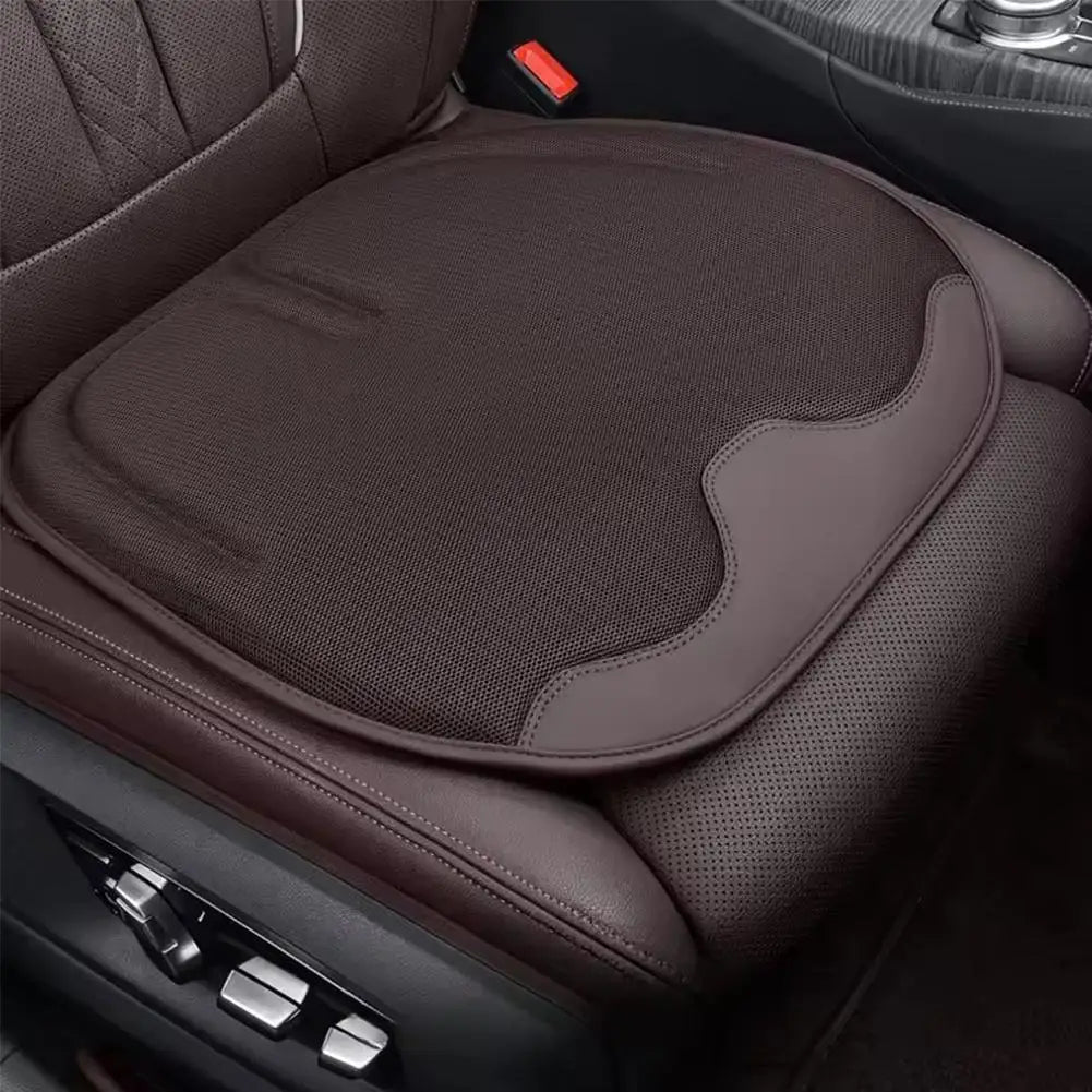 Car Gel Cooling Seat Cushion – 3D Honeycomb Cool & Breathable Ice Silk Cushion for Car, Home & Office Chairs - Delicate Leather  