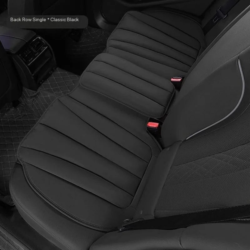 Suede Leather Car Seat Cushion – Soft Non-Slip Universal Seat Cover - Delicate Leather  
