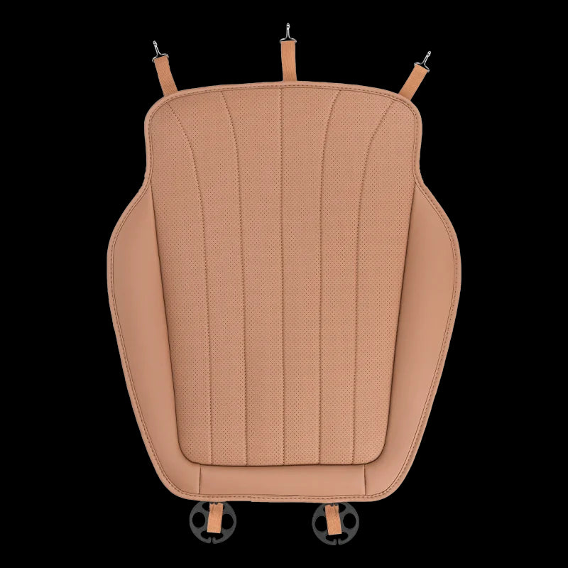 2025 Premium Nappa Leather Universal Car Seat Cushion – Breathable Perforated Design for All-Season Comfort – All-Season Universal Accessory