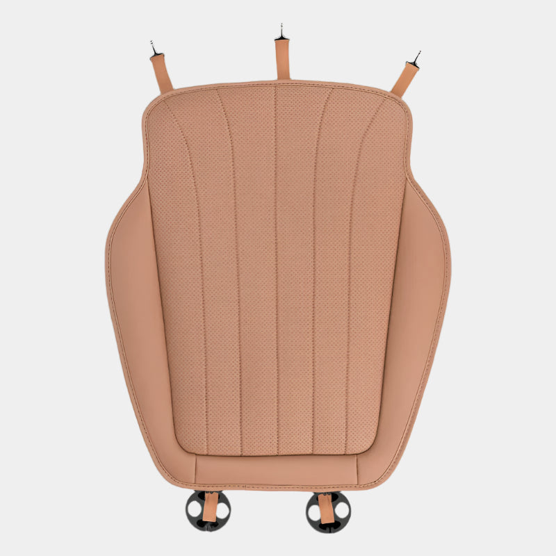 2025 Premium Nappa Leather Universal Car Seat Cushion – Breathable Perforated Design for All-Season Comfort – All-Season Universal Accessory - Delicate Leather  