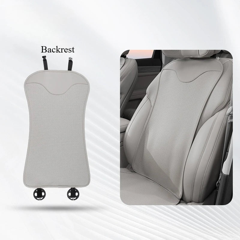 Universal Nappa Leather Car Seat Cushion – All-Season Soft Seat Cover Protector - Delicate Leather  