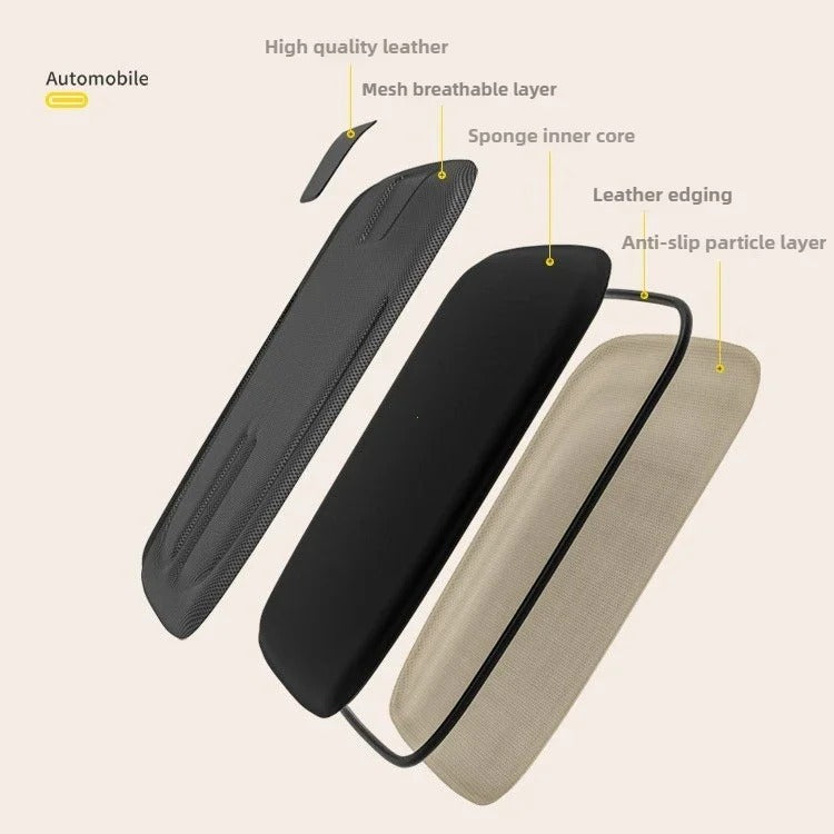 3D Honeycomb Seat Cushion – Universal Breathable Ice-Silk Style Car Seat Protector for All Seasons - Delicate Leather  