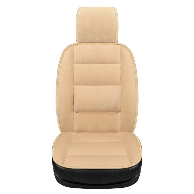 Plush Car Seat Cushion – Warm Non-Slip Winter Seat Pad for Universal Front Seats