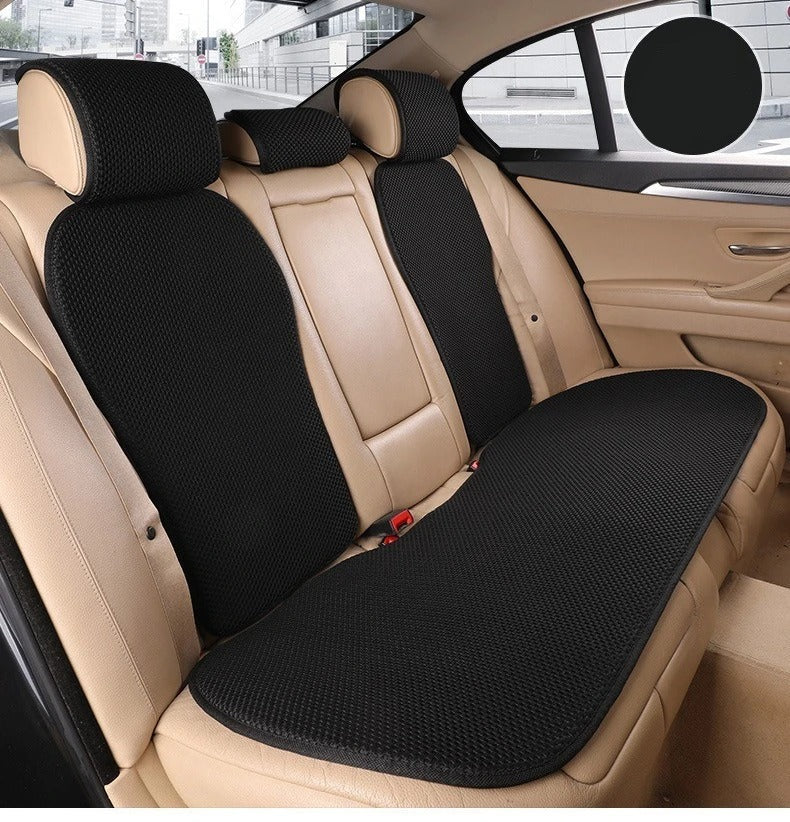 Ice Silk Car Seat Cushion – Universal Breathable Anti-Slip Cooling Seat Cover - Delicate Leather