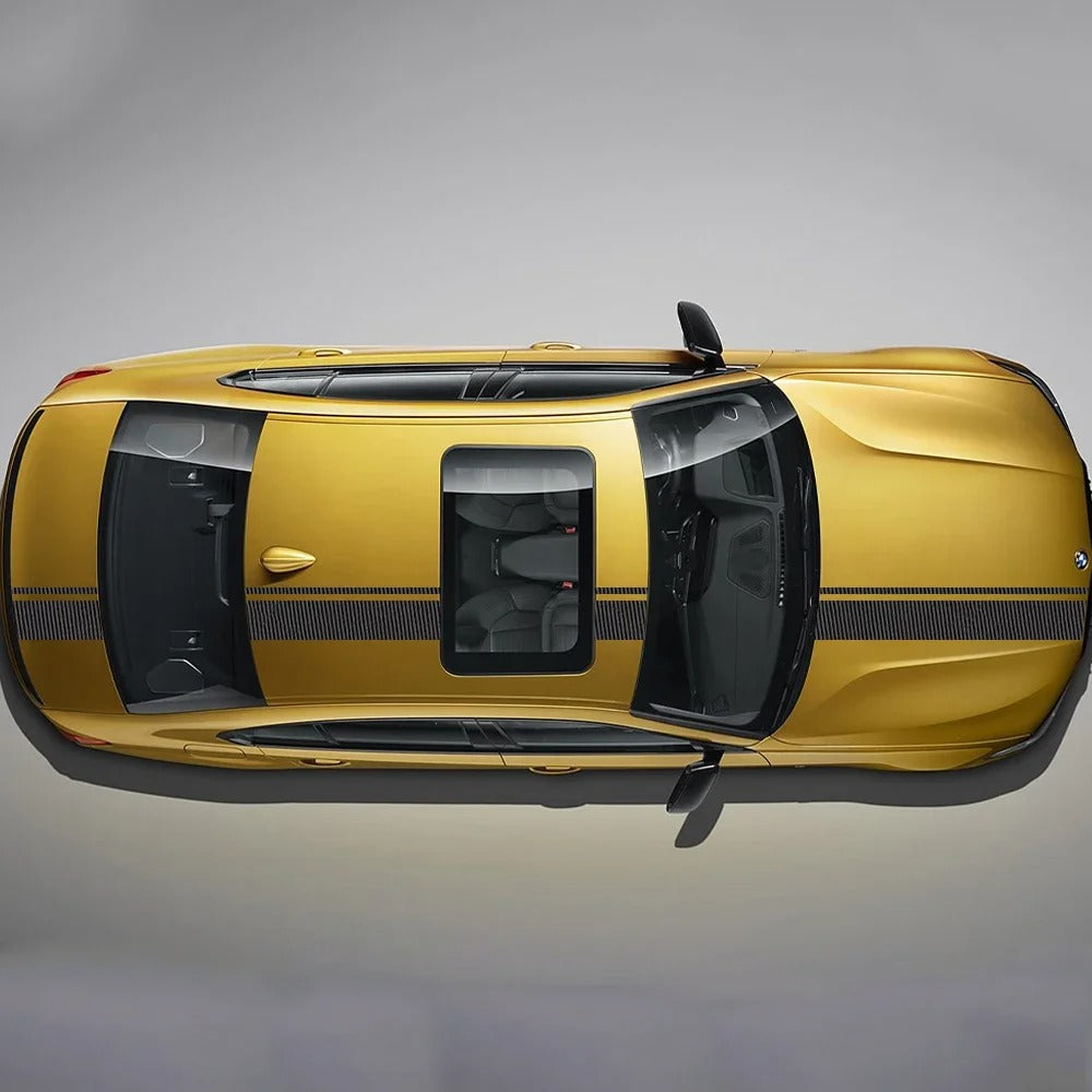 Long Racing Stripe Car Decal – 400 × 16cm PVC Hood Roof & Trunk Vinyl Sticker - Delicate Leather