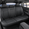 Nappa Leather Car Seat Covers – Waterproof, Universal Fit with Surround Bottom Design | Luxury Seat Protector for Cars, SUVs, Pickups - Delicate Leather