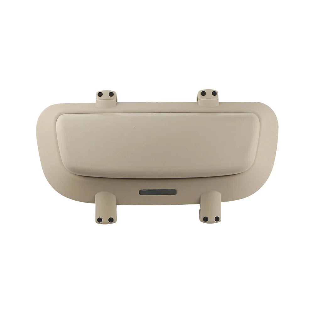 Car Sunglasses Holder – Sun Visor Glasses Case Organizer Box with Card Storage - Delicate Leather  