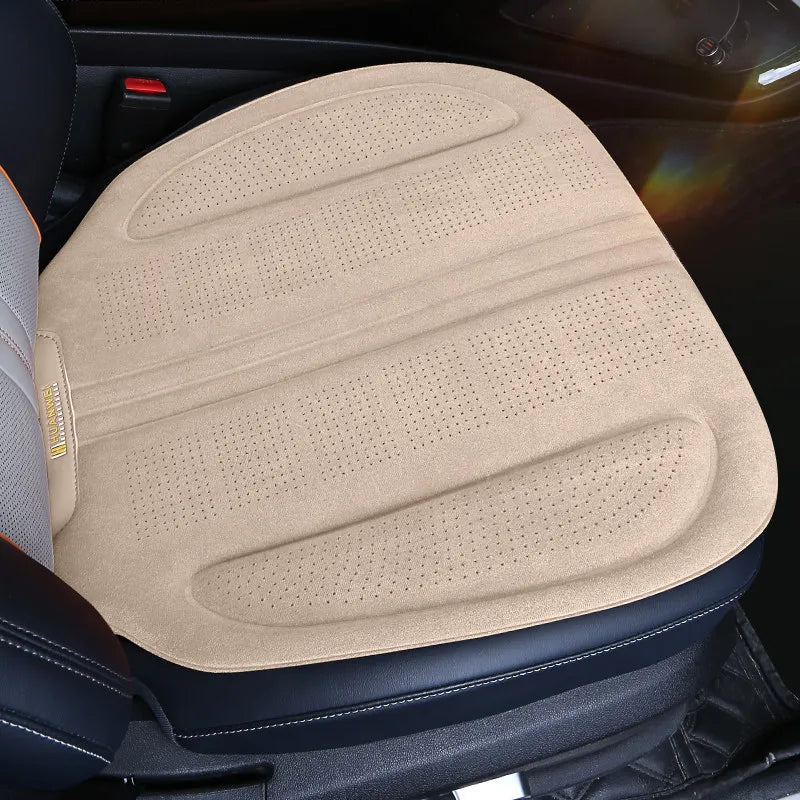 Suede Car Seat Cover – Breathable Ultra-Thin Seat Cushion Pad, Universal Fit - Delicate Leather  