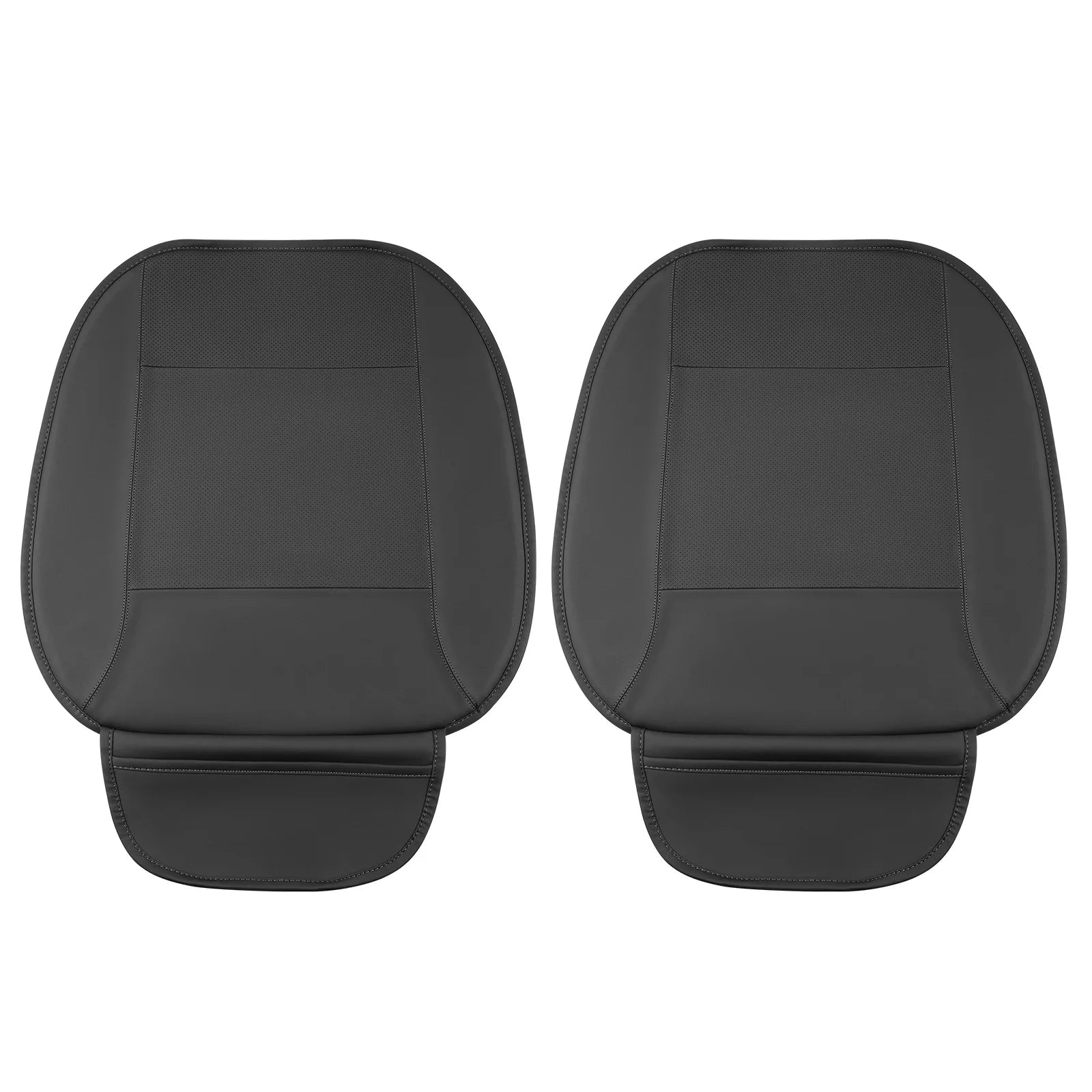 Premium Car Seat Cushion – Memory Foam Driver Seat Pad with Non-Slip Bottom, Ergonomic Support, Fits 95% of Vehicle Seats - Delicate Leather  