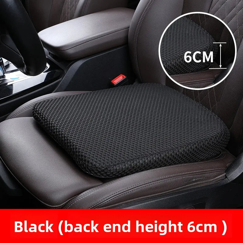 Thickened Memory Foam Car Seat Height Pad – Anti-Slip Cushion for Comfortable Driving - Delicate Leather