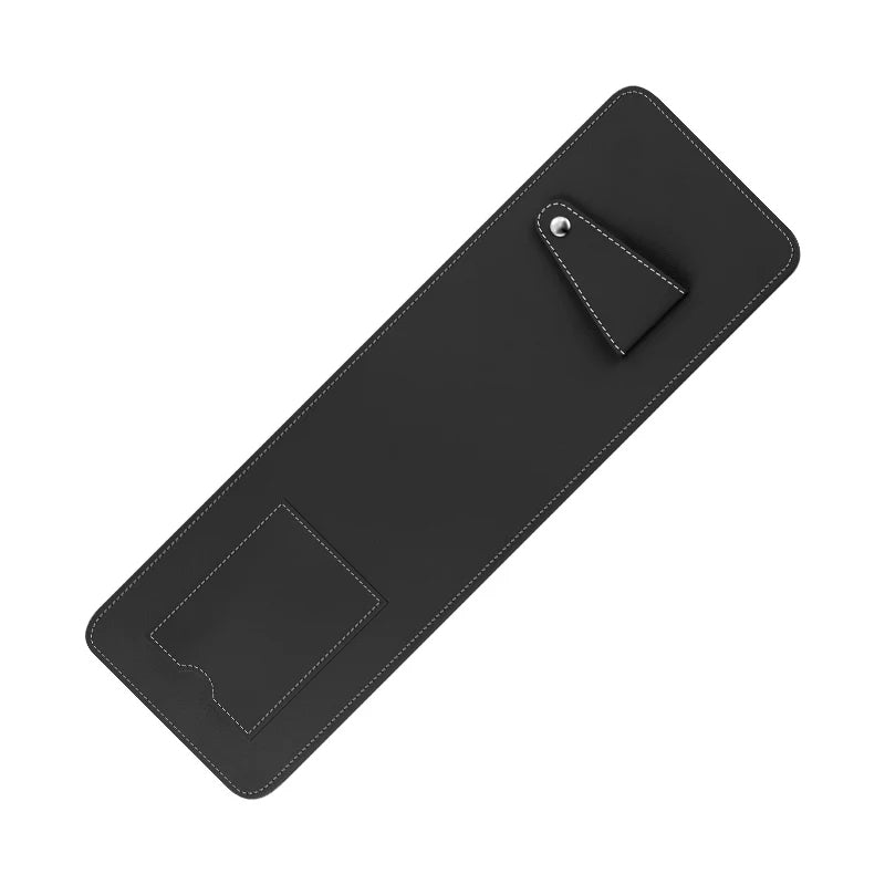 Car Sun Visor Extended Storage Board – Multi-Functional Anti-Glare Sunshade with Glasses & Card Holder - Delicate Leather  
