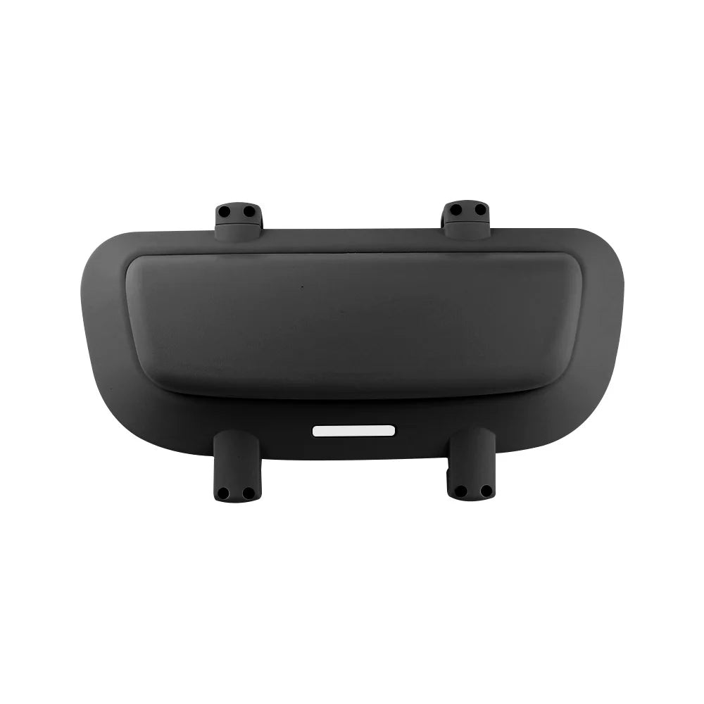 Car Sunglasses Holder – Sun Visor Glasses Case Organizer Box with Card Storage - Delicate Leather  