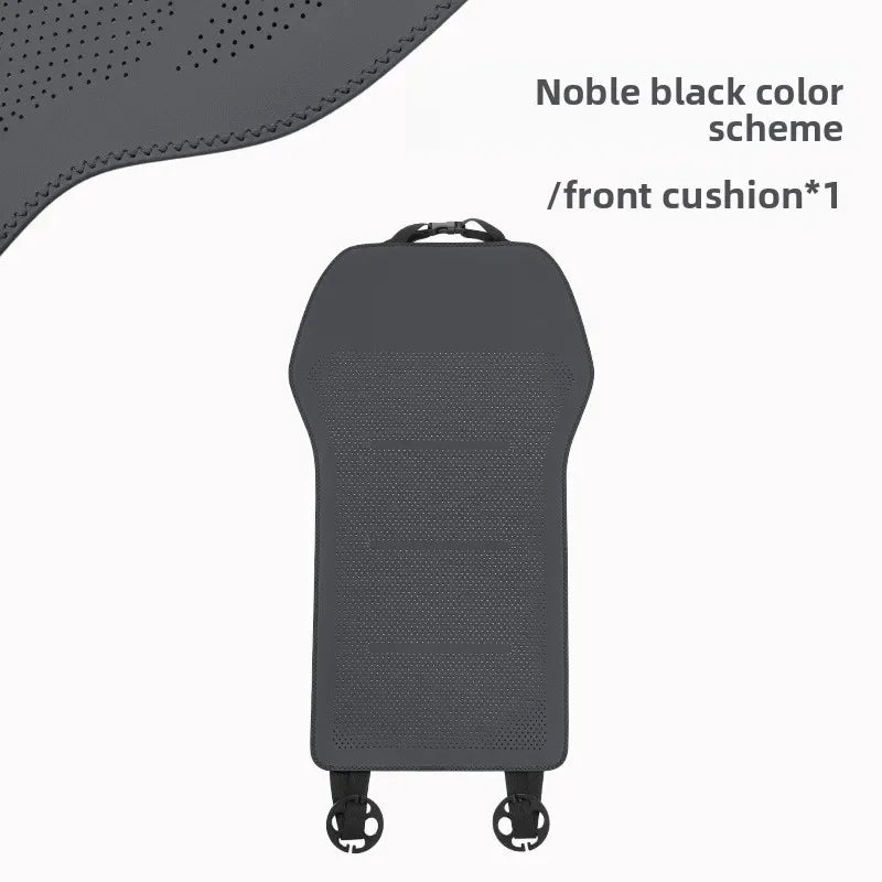 Universal Nappa Leather Car Seat Cover - Four Season Auto Breathable Comfortable Saddle Cushions - Seat Covers for Car Seats - Delicate Leather  