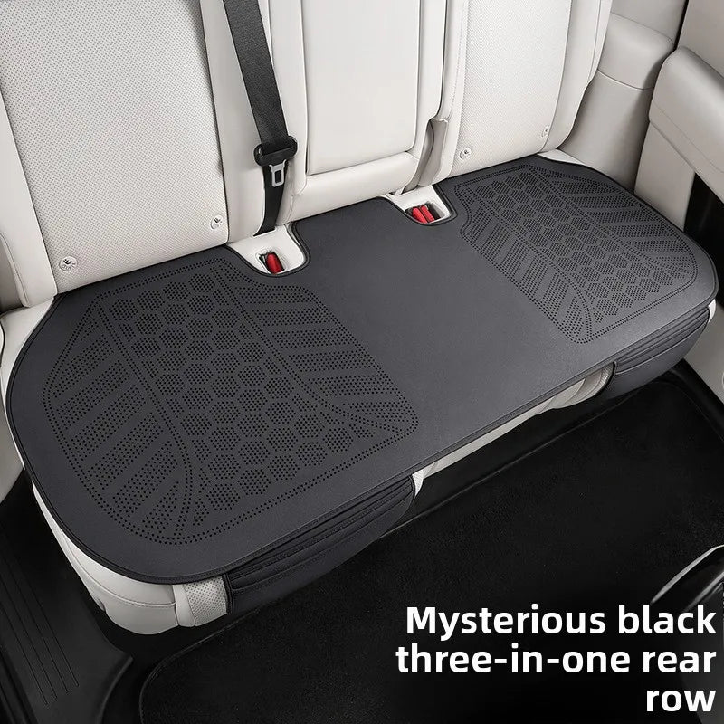 Ultra-Thin Suede Car Seat Cushion – Breathable Universal Seat Cover Pad for Vehicle Interior - Delicate Leather  