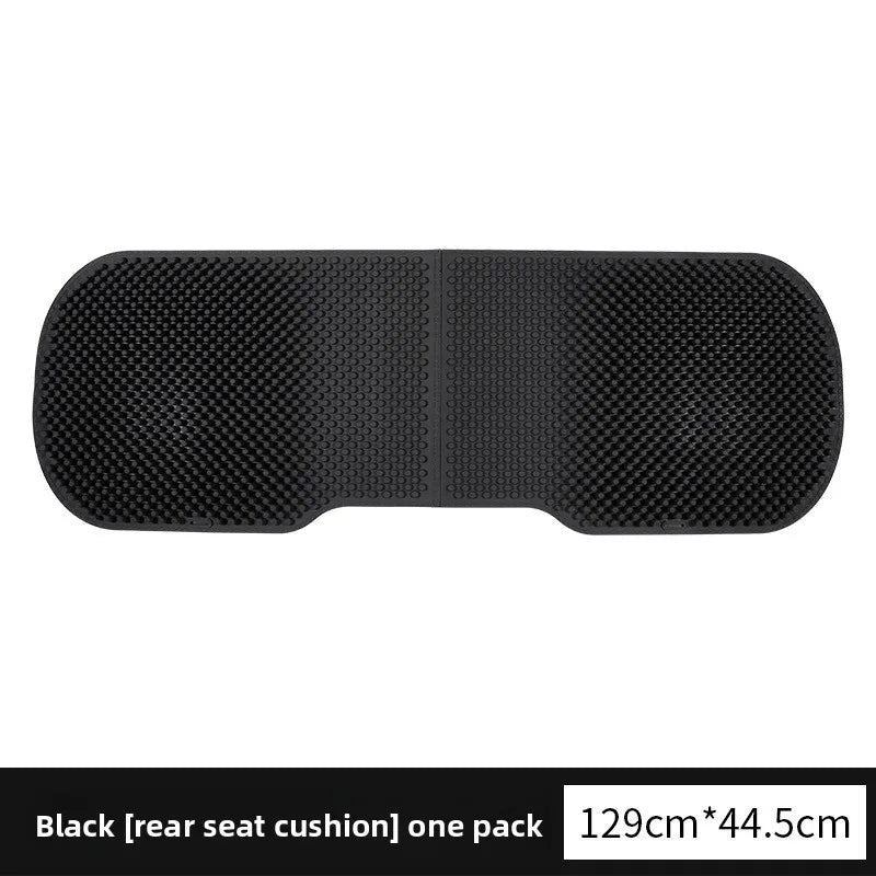 Silicone Non-Slip Car Seat Cushion – Comfortable, Breathable, Universal, All-Season Use - Delicate Leather  