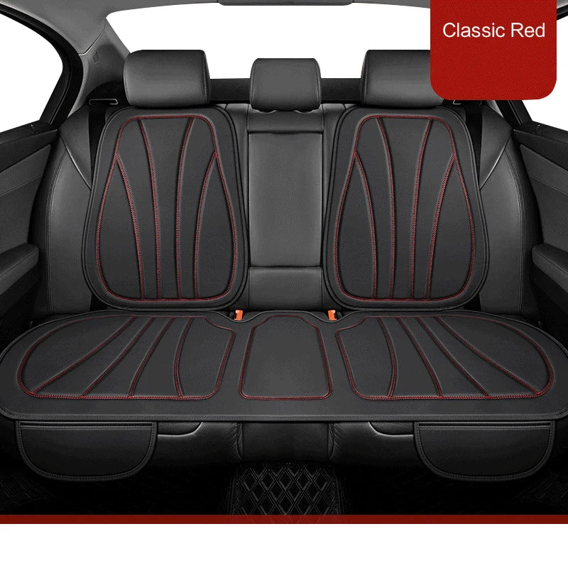 Universal PU Leather Car Seat Cushion – Breathable, Durable Chair Pad for All Seasons - Delicate Leather  