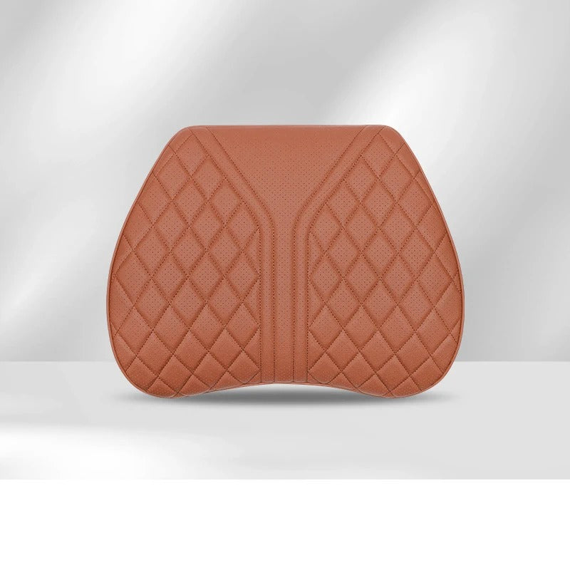 Universal Nappa Leather Car Seat Cushion – Memory Foam Protective Pad for Front Seat - Delicate Leather  